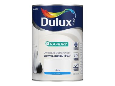 Zdjęcie: Farba do drewna, metalu, PCV Rapidry biały mat 1 L DULUX