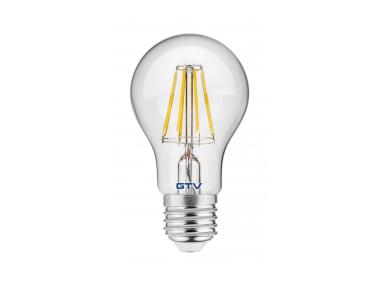 Zdjęcie: Żarówka LED, Filament, A60, 4000K, E27, 8,0W, 880lm, 70mA GTV