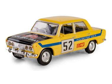 Zdjęcie: Model metalowyPrl Fiat 125P Rally Fh02A żółty DAFFI