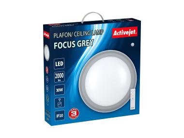 Zdjęcie: Plafon LED Aje-Focus Grey + pilot ACTIVEJET