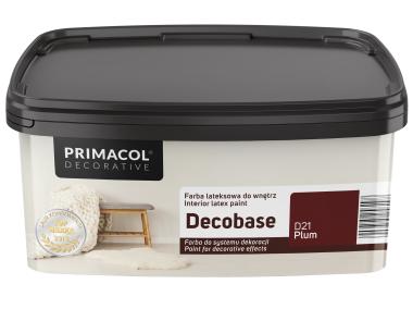 Zdjęcie: Farba Decobase 1 L Plum D21 PRIMACOL DECORATIVE