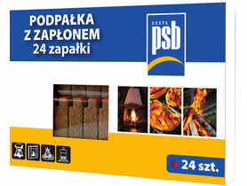 Podpałka z zapłonem PSB 24 szt. FIRE FAMILY