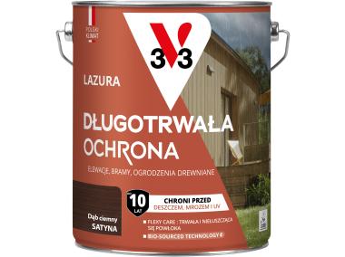 Zdjęcie: Lazura długotrwała ochrona Dąb ciemny 4,5L V33