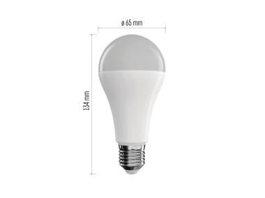 Zdjęcie: Żarówka LED A65, E27, 14 W (94 W), 1400 lm, RGB, ściemnialna, Wi-Fi EMOS