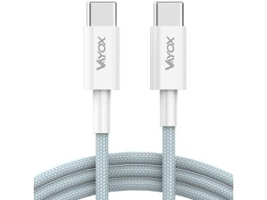 Zdjęcie: Kabel USB-C - USB-C 65W 3A 1 m premium line VA0105 VAYOX