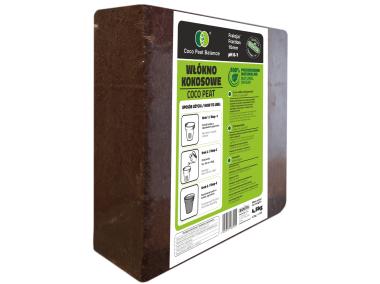 Zdjęcie: Włókno kokosowe COCO peat 10 mm brykiet 4,5kg 63L BIOVITA