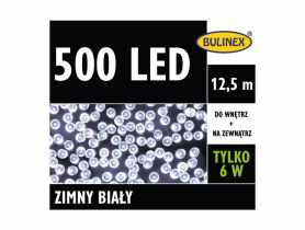 Lampki choinkowe LED 500 szt.12,48 m zimny biały BULINEX