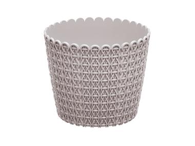 Zdjęcie: Doniczka Nitly mocca 16 cm PROSPERPLAST