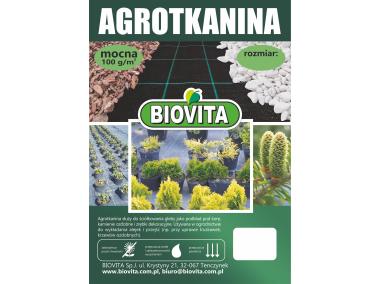 Zdjęcie: Agrotkanina czarna mocna 1,65x100 m 100g/m2 BIOVITA