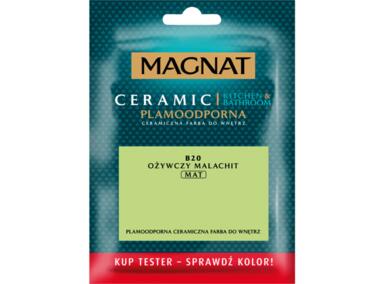 Zdjęcie: Tester farba ceramiczna Kitchen&Bathroom ozywczy malachit 30 ml MAGNAT