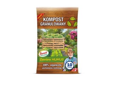 Zdjęcie: Kompost granulowany worek 10 l FLOROVIT