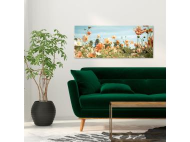 Zdjęcie: Obraz Glasspik Flowers 50x125 cm Gl306 Yello STYLER