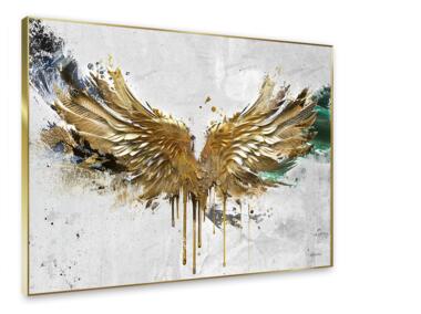 Zdjęcie: Obraz Glasspik Framed GD 80x120 cm gold wings STYLER