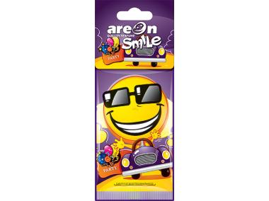 Zdjęcie: Zapach samochodowy Areon Smile Dry Party/Black Crystal