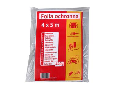 Zdjęcie: Folia budowlana 440g 4x5 m KAEM