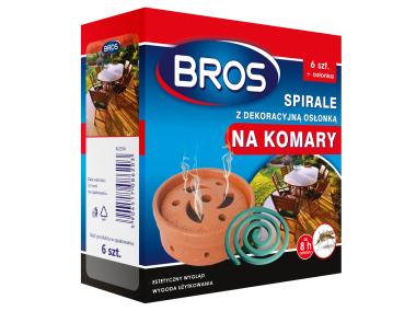 Zdjęcie: Spirale na komary z dekoracyjną osłonką 6 szt. BROS