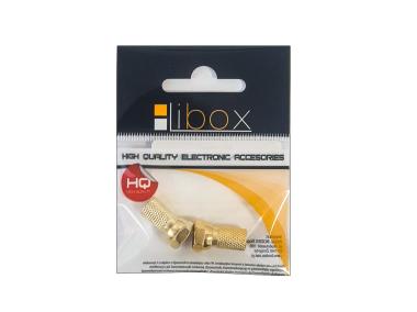 Zdjęcie: Wtyk sat F 6,8 mm Gold CU LB0104 - 2 szt. LIBOX