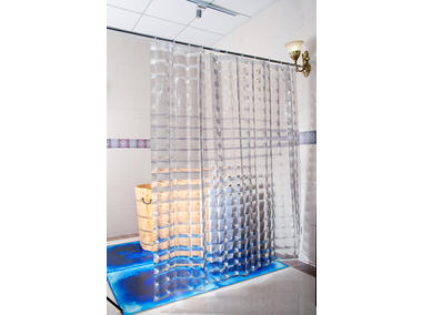 Zdjęcie: Zasłona prysznicowa transparentna, okienko 100x100 DUSCHY
