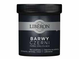 Farba do drewna Barwy Czerni czarny błękit mat 0,5 L LIBERON