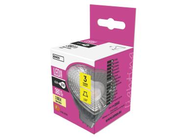 Zdjęcie: Żarówka LED Classic MR16, GU5,3, 4,5 W (28 W), 380 lm, ciepła biel EMOS