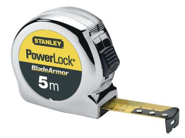 Zdjęcie: Miara stalowa Powerlock B/A 8 m x 25 mm obudowa chromowana STANLEY