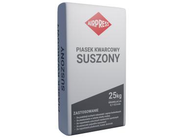 Zdjęcie: Piasek kwarcowy do piaskowania (suszony) 25 kg granulacja 0.1 - 0.5 mm AIRPRESS