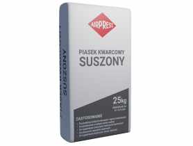 Piasek kwarcowy do piaskowania (suszony) 25 kg granulacja 0.1 - 0.5 mm AIRPRESS