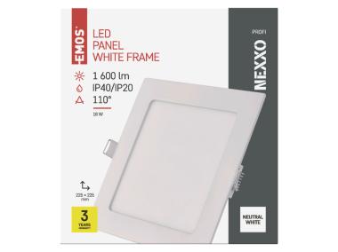 Zdjęcie: Panel LED Nexxo kwadrat 18W, 1600lm, IP40 EMOS