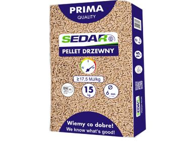 Zdjęcie: Pellet drzewny Prima Quality 15 kg SEDAR