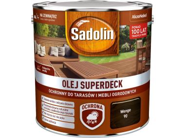 Zdjęcie: Olej do tarasów Superdeck 2,5 L wenge SADOLIN