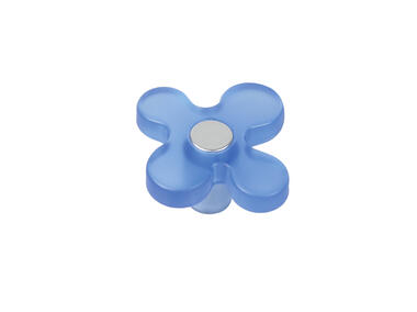 Zdjęcie: Gałka meblowa DG15 kwiatek niebieski GAMET