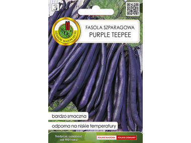Zdjęcie: Fasola szparagowa fioletowa Karłowa Purple Teepee 20 g PNOS