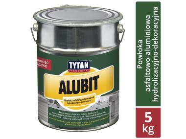 Zdjęcie: Powłoka asfaltowo-aluminiowa hydroizolacyjno-dekoracyjna Alubit 5 kg TYTAN PROFESSIONAL