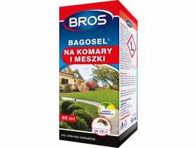 Preparat do oprysku ogrodu przeciw komarom Bagosel 100EC 50ml BROS