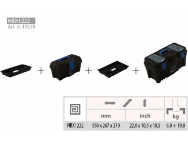 Zdjęcie: Zestaw skrzynek narzędziowych Set Box NBX1222 PROSPERPLAST