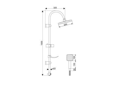 Zdjęcie: Zestaw natryskowy BASIC HYDROLAND