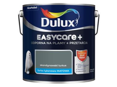 Zdjęcie: Farba Easy Care + Przetarcia skandynawski turkus 2,5 L DULUX