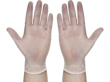 Zdjęcie: Rękawice winylowe medyczne białe 7 - 100 szt. PROFIX