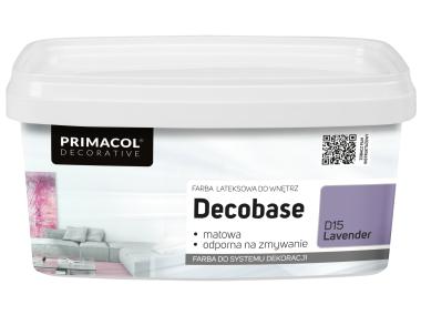 Zdjęcie: Farba Decobase 1 L Lavender D15 PRIMACOL DECORATIVE