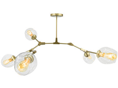 Zdjęcie: Lampa sufitowa Boston 1962/5 gold - TR ELEM