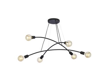 Zdjęcie: Lampa wisząca Helix 6 x E27 czarna 2726 TK LIGHTING