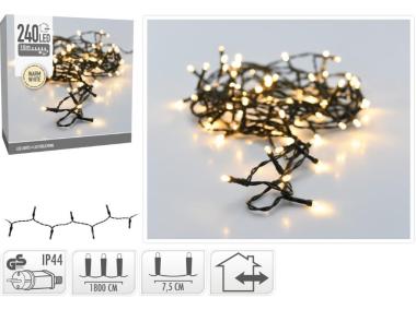 Zdjęcie: Łańcuch świetlny 18 m ciepły biały 240 LED KOOPMAN