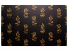 Podkładka stołowa Ananas 43,5x28 cm czarno-złoty UNIGLOB