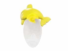Wieszaczek samoprzylepny Dolphin 2 szt. żółty BISK
