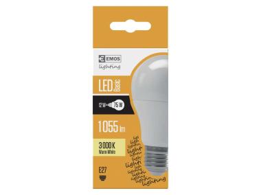 Zdjęcie: Żarówka LED Basic A60, E27, 11 W (75 W), 1 055 lm, ciepła biel EMOS