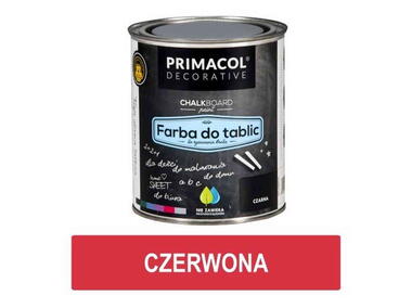 Zdjęcie: Farba do tablic czerwona 0,75 L PRIMACOL DECORATIVE