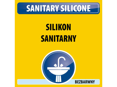 Zdjęcie: Silikon sanitarny blister 60 g bezbarwny SOUDAL