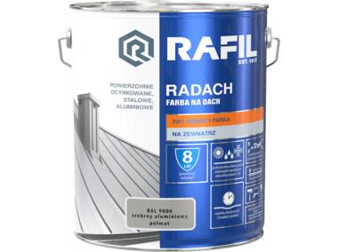 Zdjęcie: Farba dachowa srebrny aluminiowy RAL9006 10 L RADACH
