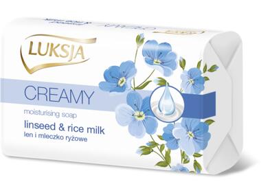 Zdjęcie: Mydło w kostce Creamy linen&rice milk 90 g LUKSJA