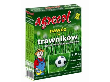 Zdjęcie: Nawóz do trawników super wieloskładnikowy 1,2 kg AGRECOL